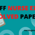 Question paper For Staff Nurse Exam solved paper pdf, Model Question Paper for nurses, a nursing question and answers