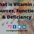 What is Vitamin A / Retinol - Sources, Function & Deficiency