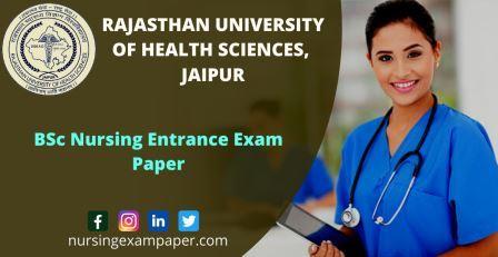 RUHS BSc Nursing Entrance Exam 2019