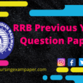 Railway staff nurse question paper 2019