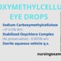 Carboxymethylcellulose eye drops trade names like Refresh Tears, CelluSoothe, Add Tears, Extralube, Veldrop, etc.