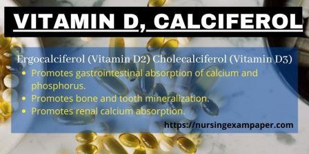 Vitamin D/ calciferol is a fat-soluble vitamin. Ergocalciferol (Vitamin D2), Cholecalciferol (Vitamin D3) function, deficiency, sources.