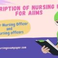 Job Description of Nursing, duties and responsibilities of a nurses/ staff nurse