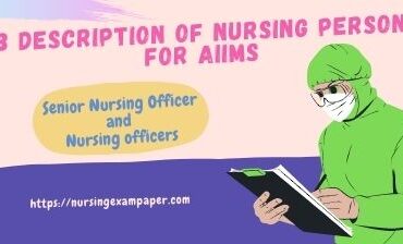 Job Description of Nursing, duties and responsibilities of a nurses/ staff nurse