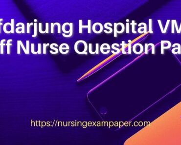 VMMC Staff Nurse Question Papers