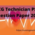 ECG Technician PSC Question Paper