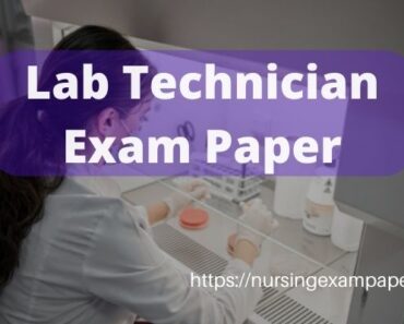 lab technician paper, lab assistant previous year question paper