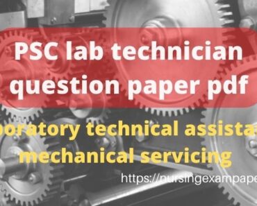 PSC Lab technicion