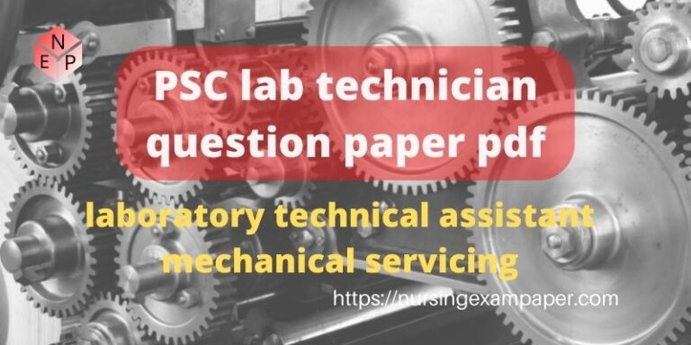 PSC Lab technicion