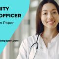 Community Health Officer / CHO